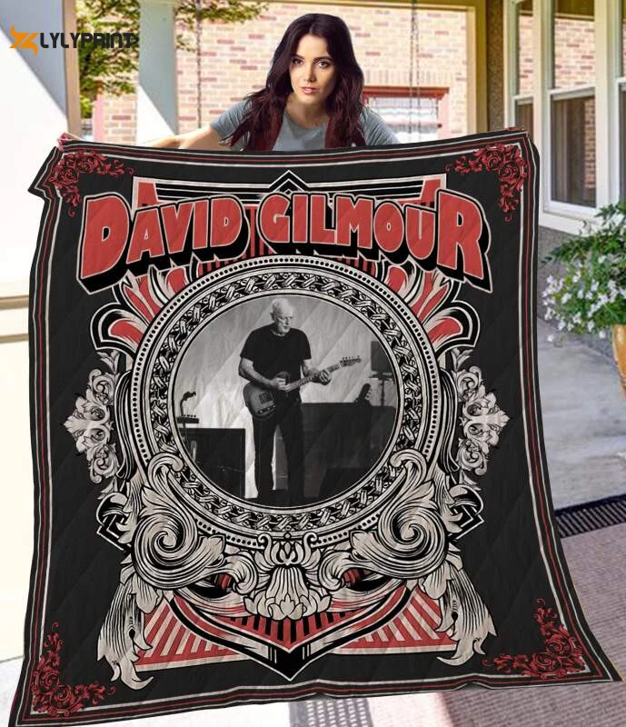 David Gilmour 3D Customized Quilt Blanket For Fans Home Decor Gift ,  Soft Quilt, King Size, All Season Cozy Quilt QB0901