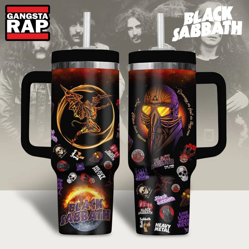 Rock in Style with Black Sabbath Fan Gift 40oz Stanley Tumbler 0501TB40