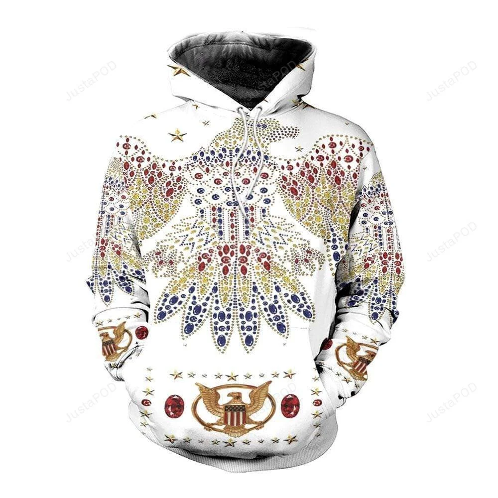 Awesome Music Star Elvis Presley 3D All Print Hoodie, Zip- Up Hoodie HZ0501