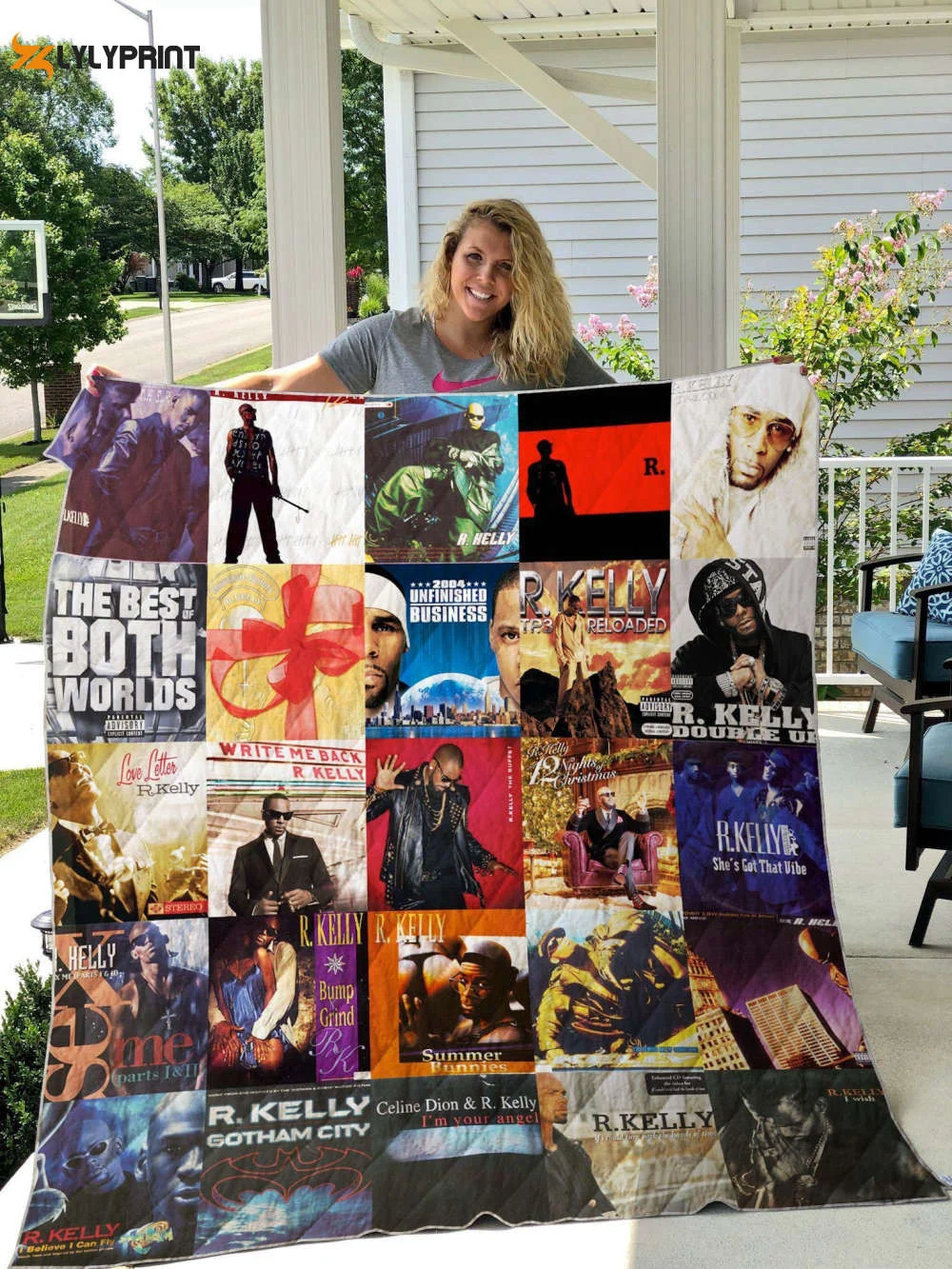 R Kelly Quilt Blanket For Fans Home Decor Gift , Soft Quilt, King Size, All Season Cozy Quilt QB0901