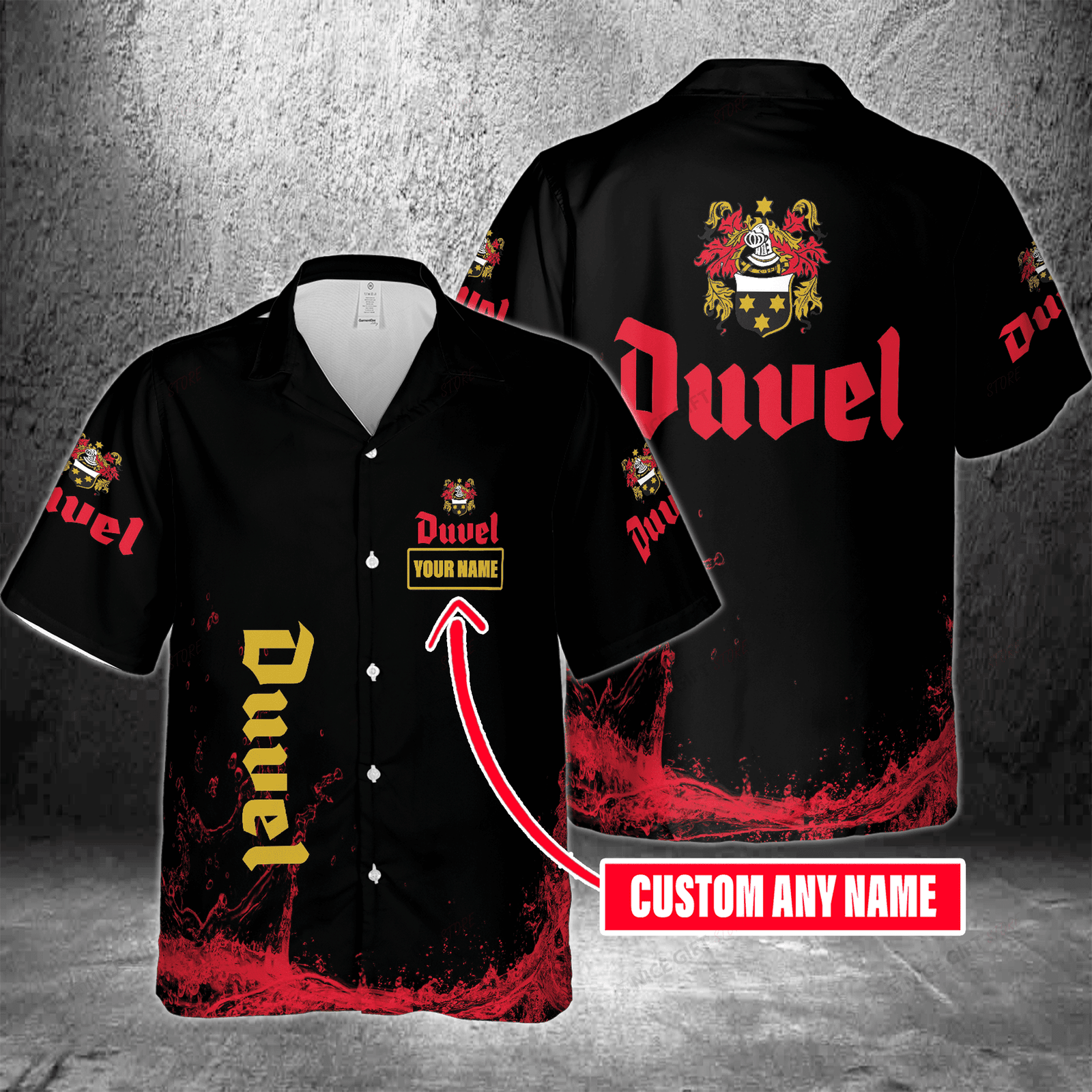 Duvel Custom Name Hawaiian Shirt For Men And Women HW0601