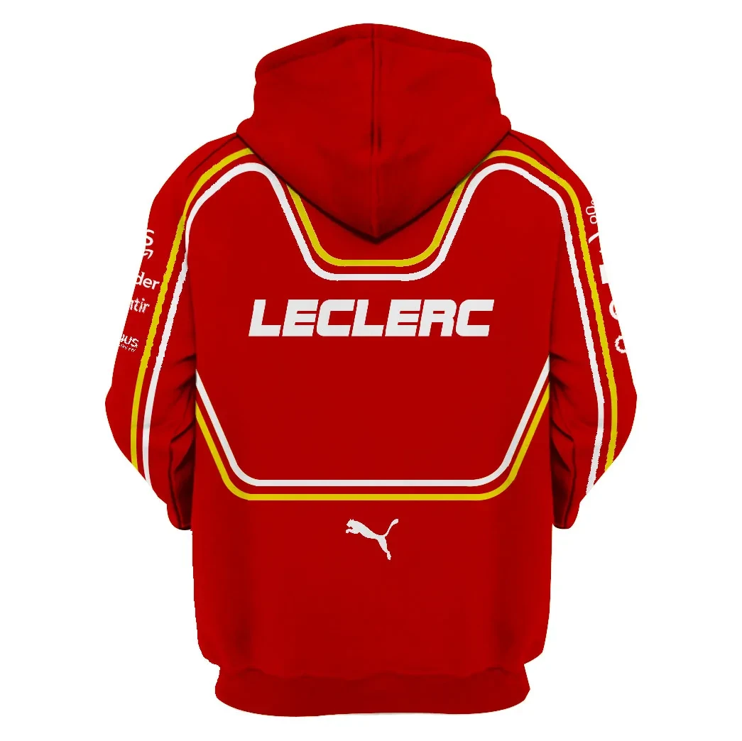Charles Leclerc Scuderia Ferrari Race Suits Hoodie, Zip Hoodie, Man - Women, Warm, Premium Quality HZ0501