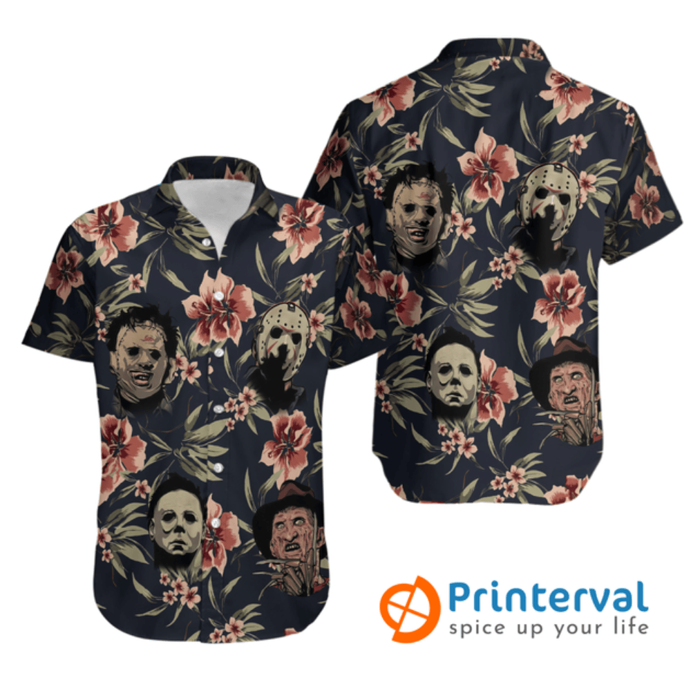 3D Horror Characters Freddie Tropical Hawaiian Shirt HW0601