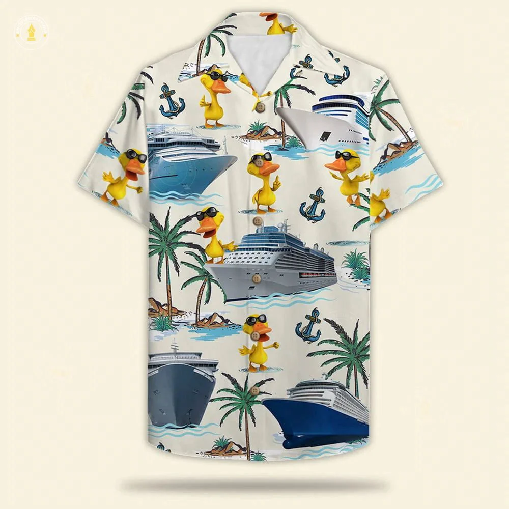 3D Cruising Ducks Hawaiian Shirt, Gift For Men Women HW0601
