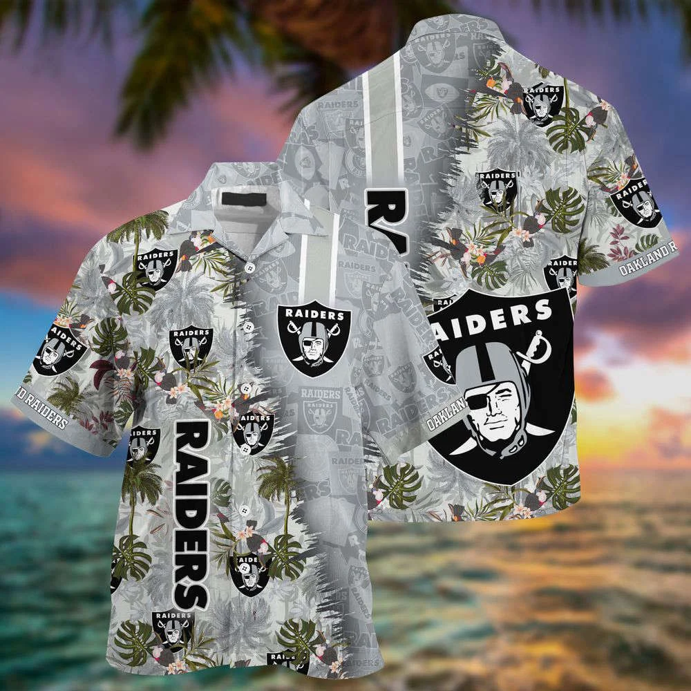 Oakland Raiders NFL-Summer Hawaii Shirt And Shorts For Your Loved Ones HW0601