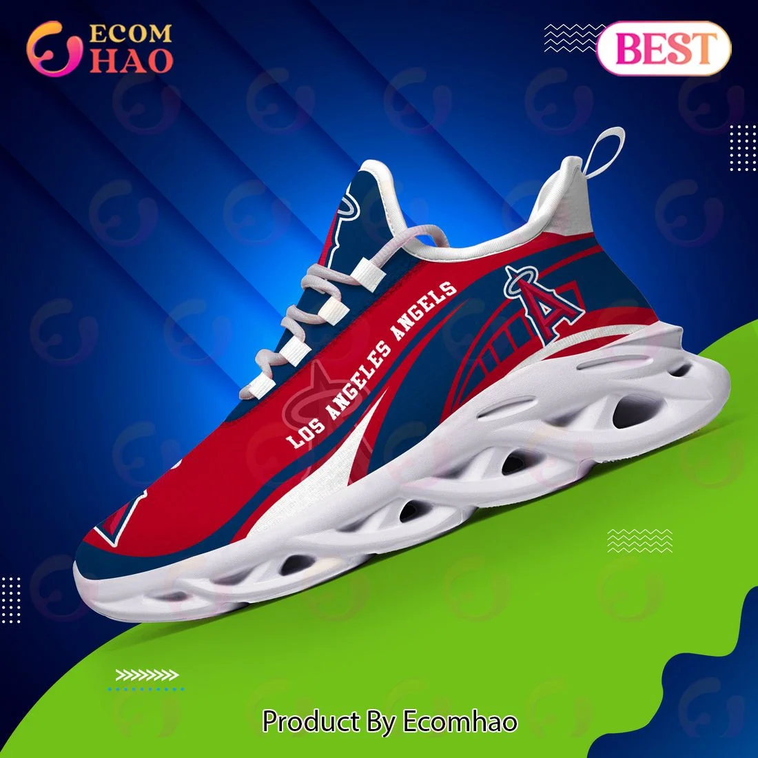 Los Angeles Angels MLB Sneaker New Trending 2023 Summer Maxsoul Shoes  Unisex sneakers MS0601