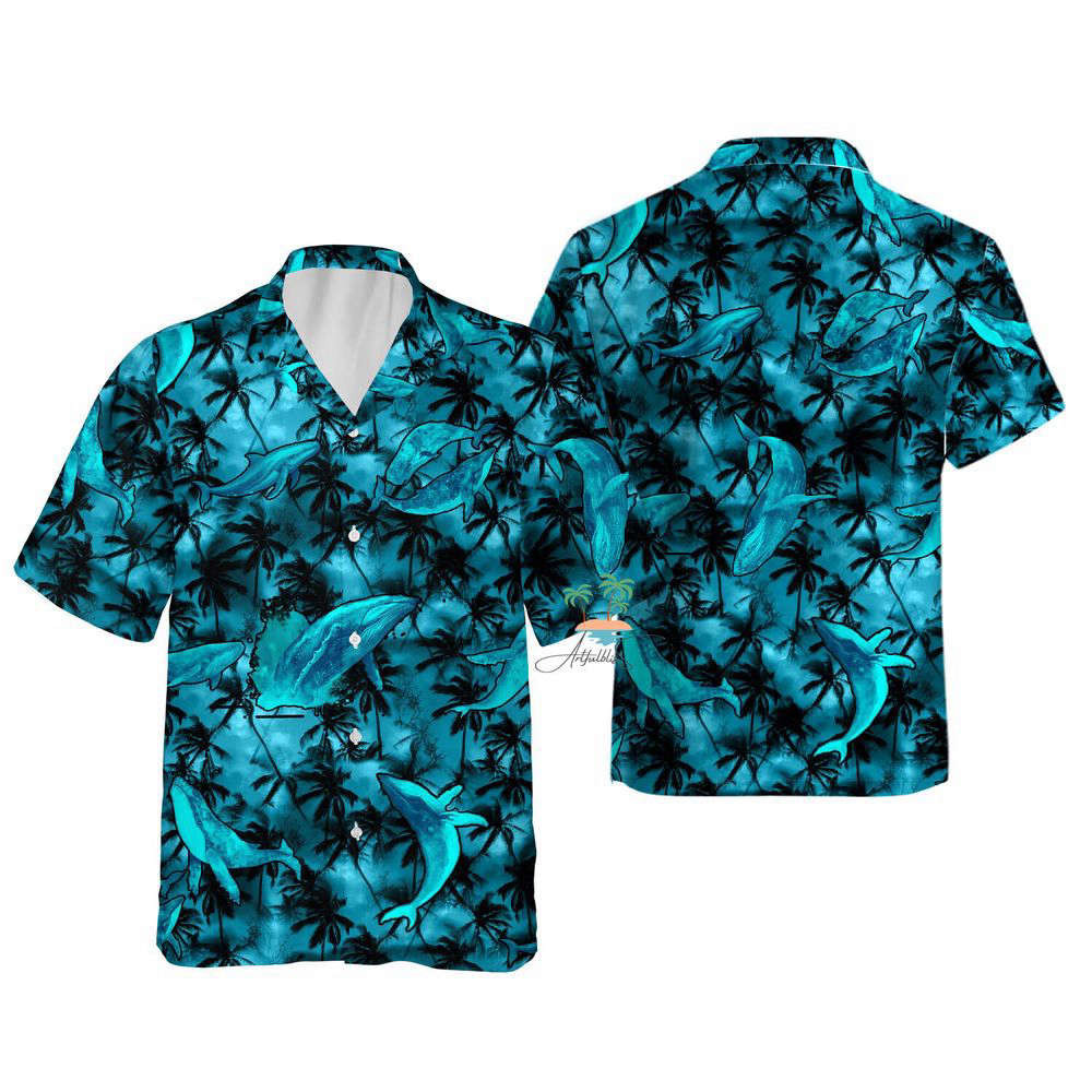 Killer Whale Hawaiian Shirt, Gift For Men And Women, Save the Whales Hawaii Shirt HW0601
