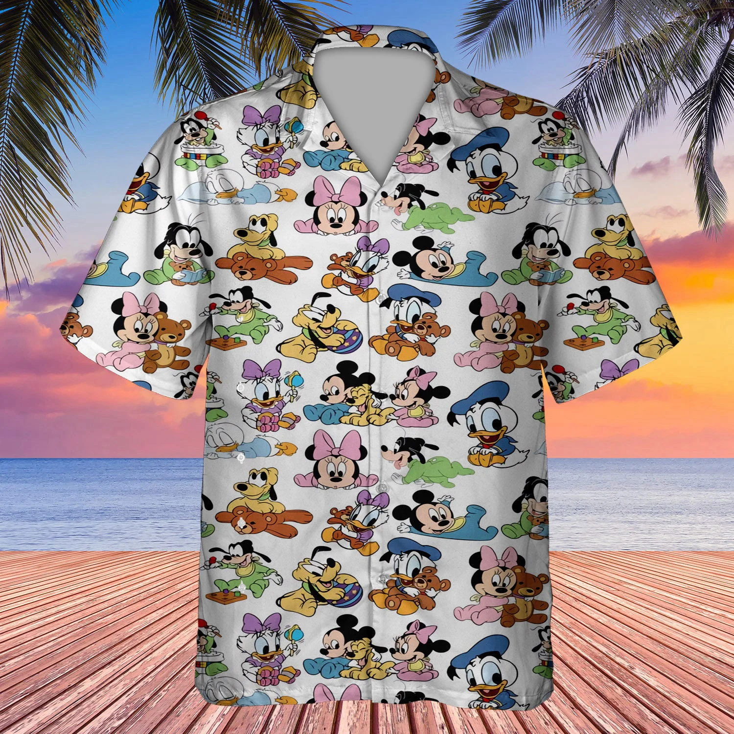 Mouse Seamless Pattern 3D All Print Hawaiian Shirt Hot Summer 2023 HW0601