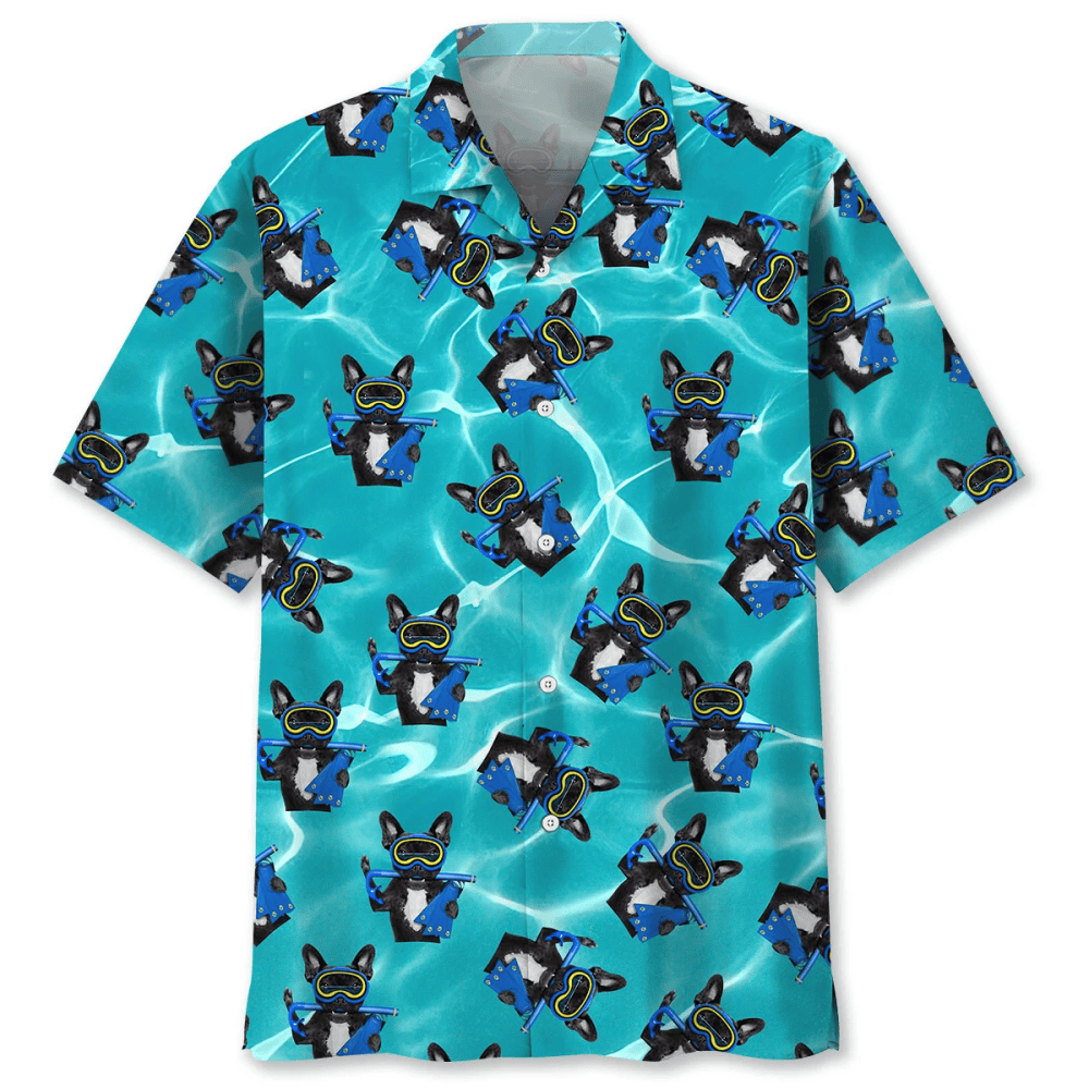 Scuba Diving Mask Dog Hawaiian Shirt, Gift For Men Women, Gift For Men Women HW0601