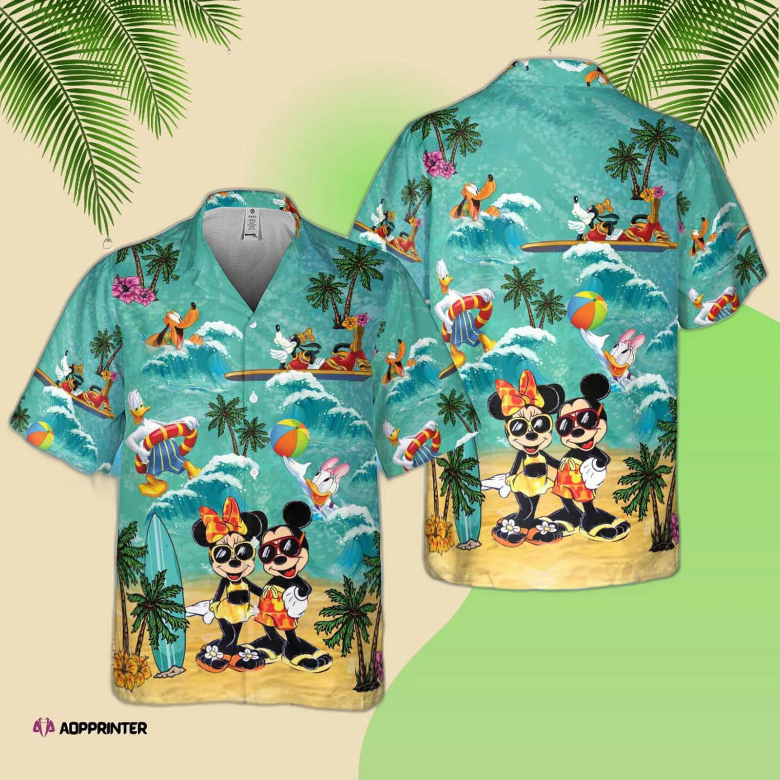 Disney Mickey And Minnie Hawaiian Shirt Disney Magical Hawaiian Shirt HW0601