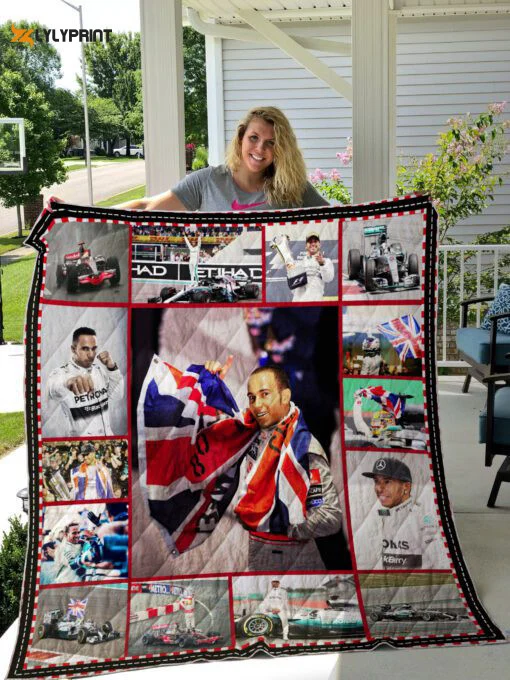 Lewis Hamilton Quilt Blanket For Fans Home Decor Gift ,  Soft Quilt, King Size, All Season Cozy Quilt QB0901