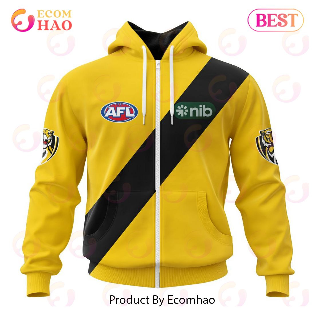AFL Richmond Tigers Clash Kits 2023 3D Hoodie, Zip Hoodie, Man - Women, Warm, Premium Quality HZ0501