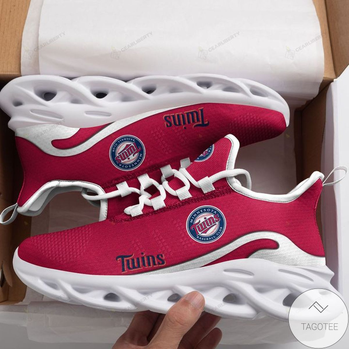 MLB Minnesota Twins Max Soul Shoes V1 Unisex Women Men MS0601