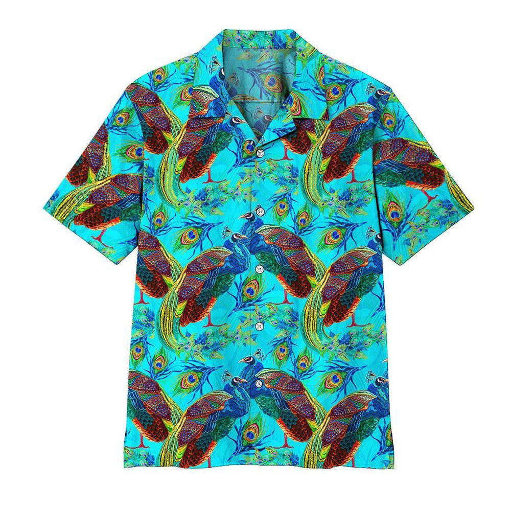 Peacock Custom Hawaiian Shirt, Gift For Men And Women HW0601
