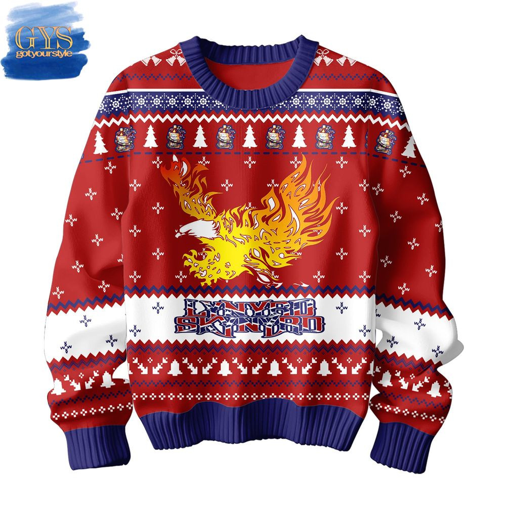 Lynyrd Skynyrd Rock Band Christmas Ugly Sweater , Cozy Soft Unisex Pullover SW0601