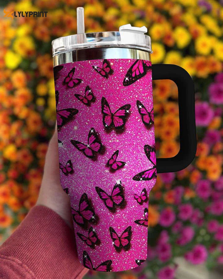 Butterfly Shineful Stanley Tumbler 40oz Mystery 0501TB40