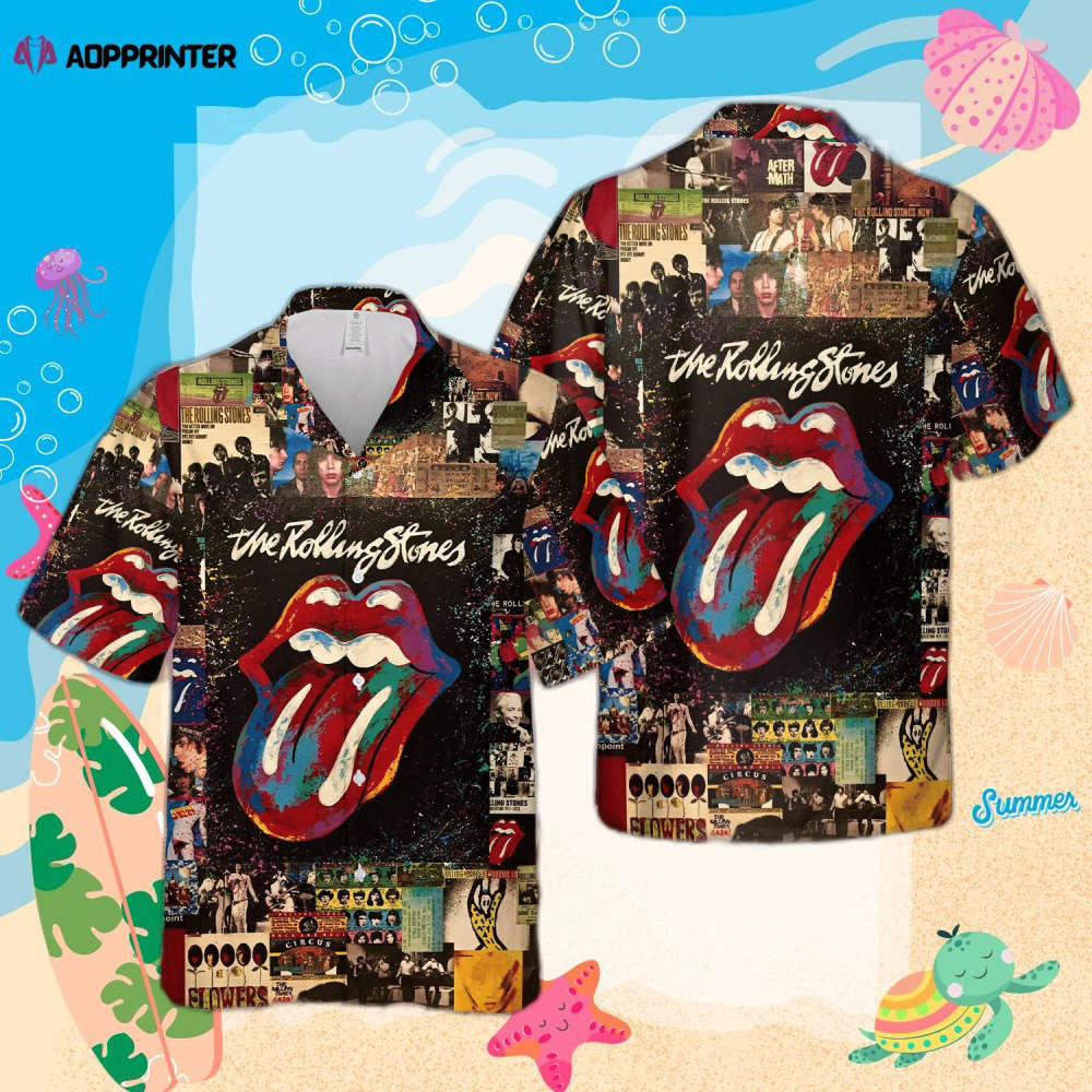 The Rolling Stones Awesome Hawaiian Shirt HW0601