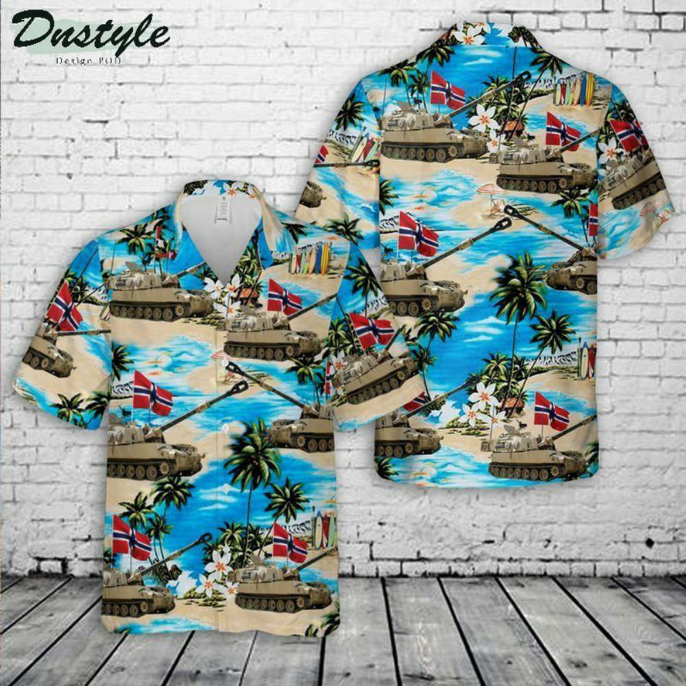 Norwegian Army M109a3gn Hawaiian Shirt HW0601