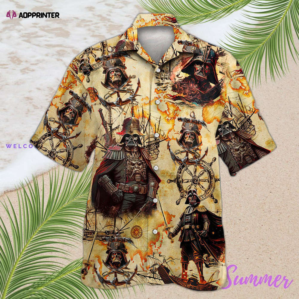 Star Wars Darth Vader Pirates Hawaiian Shirt Shorts Summer 2023 Hot HW0601