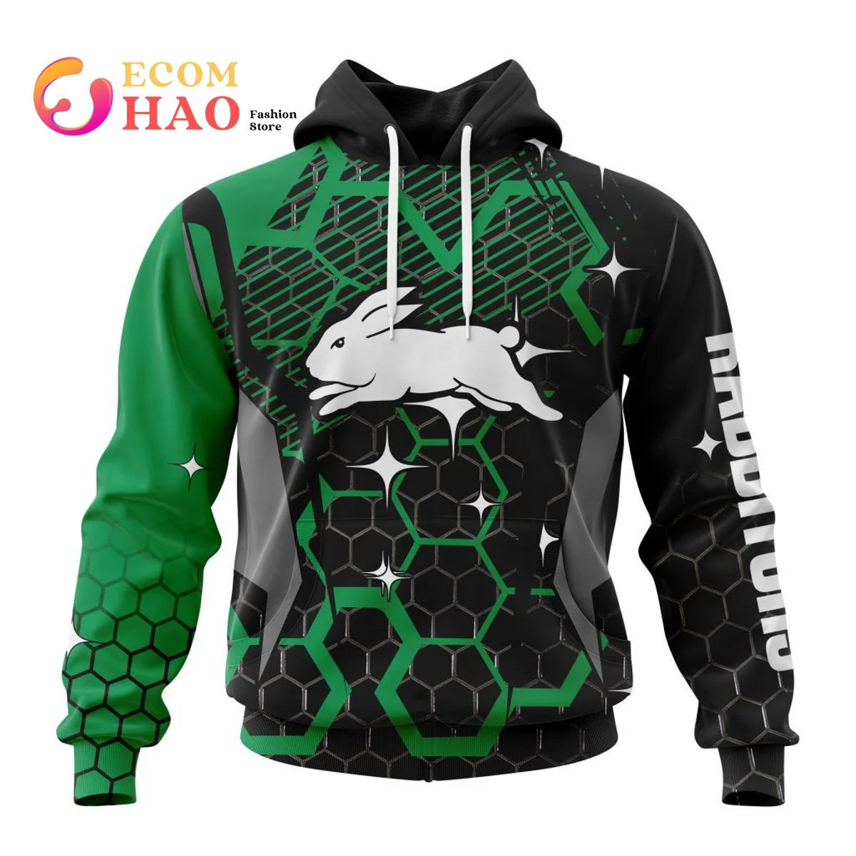 Best NRL South Sydney Rabbitohs New Specialized Design With MotoCross Syle All Over Print Hoodie, Zip Hoodie, Man - Women, Warm, Premium Quality HZ0501
