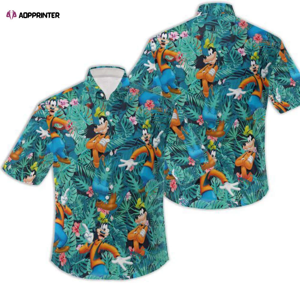 Disney goofy hawaiian shirt Summer Holiday Gift, donald duck hawaiian shirt Summer Holiday Gift HW0601