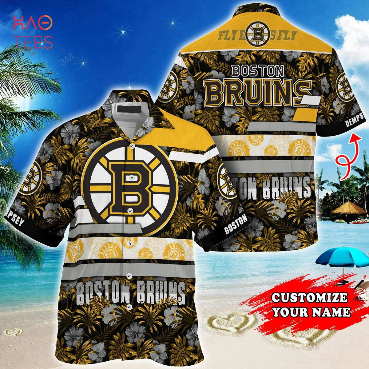Boston Bruins NHL-Super Hawaiian Shirt Summer HW0601