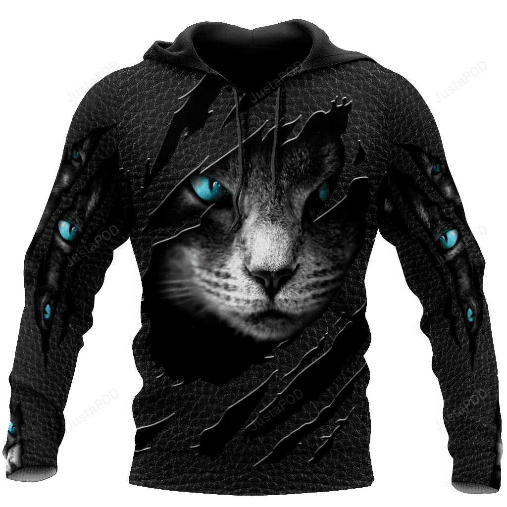 Hiden Cat Black Cat 3D All Over Print Hoodie, Zip-up Hoodie HZ0501
