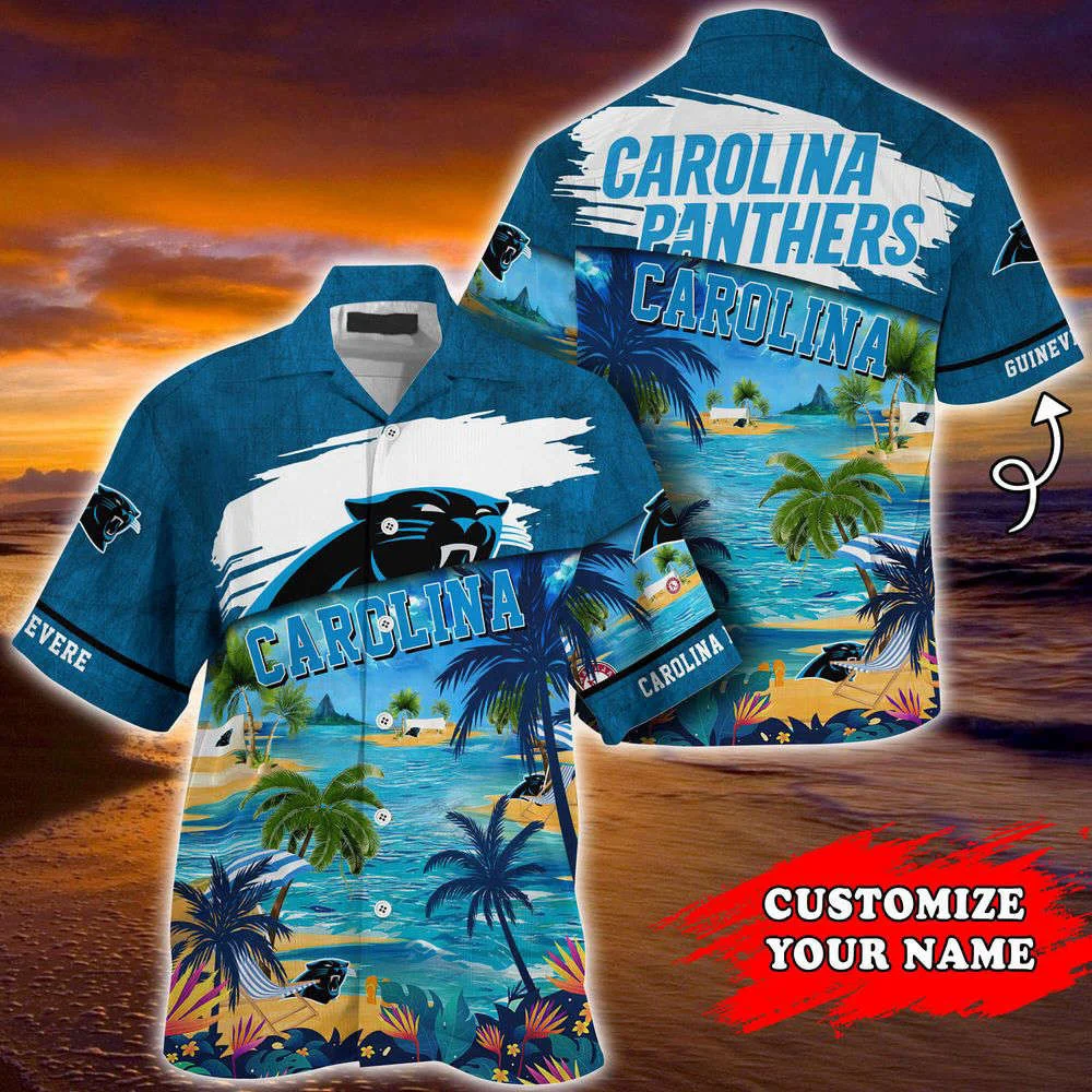 Carolina Panthers NFL-Customized Summer Hawaii Shirt For Sports Fans HW0601