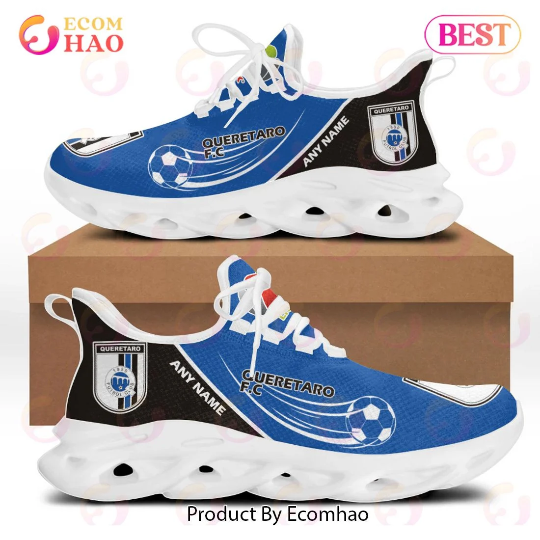 LIGA MX Queretaro F.C Special Max Soul Shoes Design ST2301  Unisex sneakers MS0601