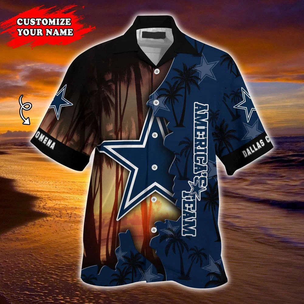 Dallas Cowboys NFL-Customized Summer Hawaii Shirt For Sports Enthusiasts HW0601