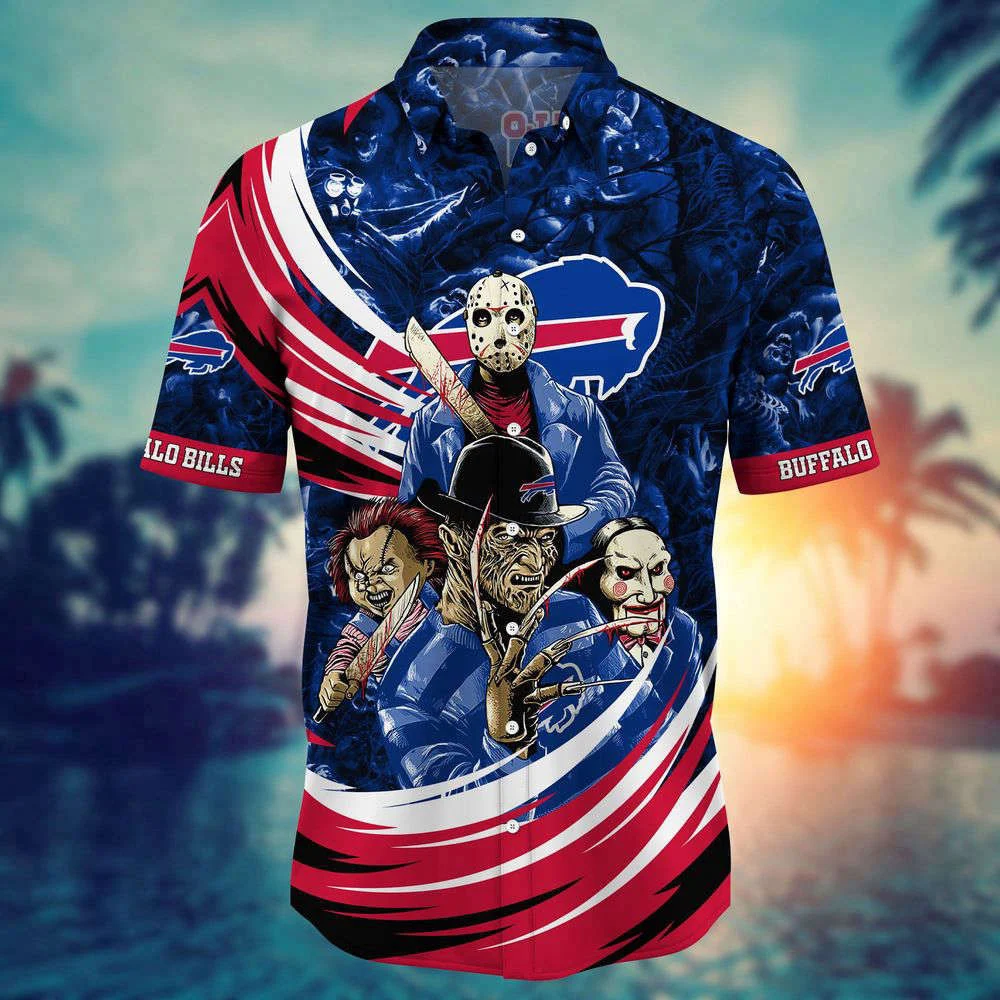 Buffalo Bills NFL Halloween Horror Movies Hawaiian Shirts For Men And Women HW0601