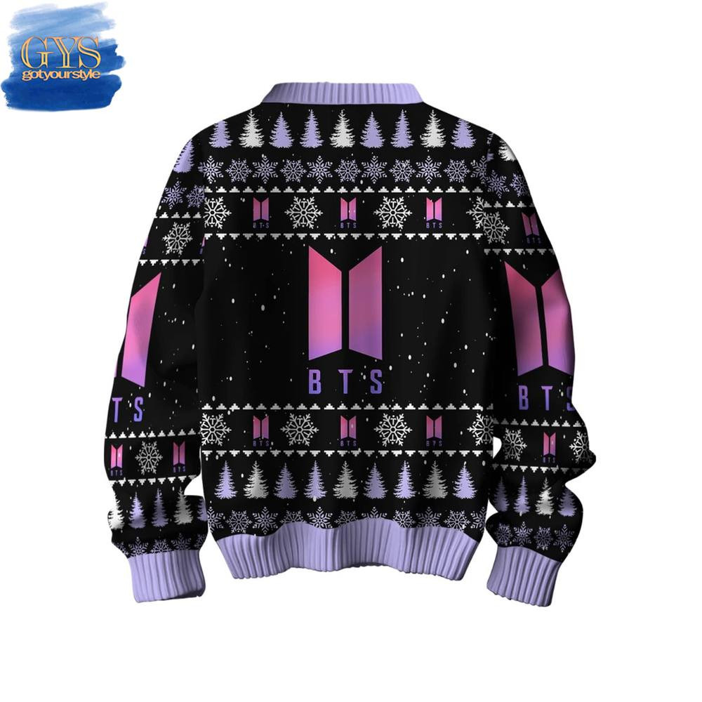 BTS Lovers Limited Edition Ugly Christmas Sweater , Cozy Soft Unisex Pullover SW0601