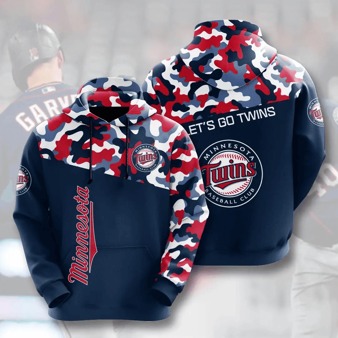 Minnesota Twins 3D AOP Hoodie – USA Sport Baseball Shirt HZ0501