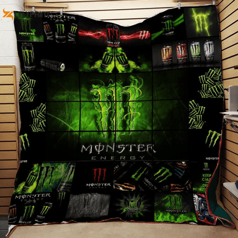 Monster Quilt Blanket For Fans Home Decor Gift , Soft Quilt, King Size, All Season Cozy Quilt QB0901