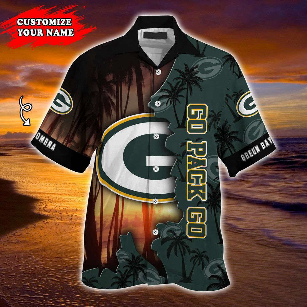 Green Bay Packers NFL-Customized Summer Hawaii Shirt For Sports Enthusiasts HW0601