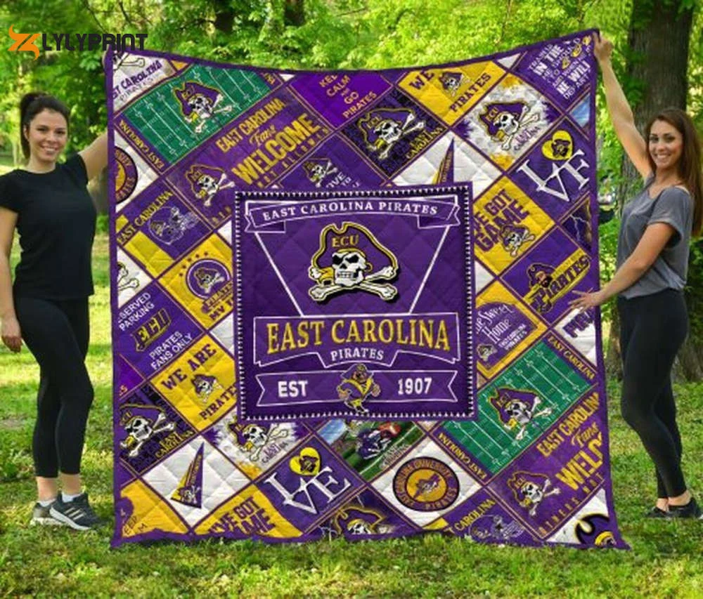 East Carolina Quilt Blanket For Fans Home Decor Gift , Soft Quilt, King Size, All Season Cozy Quilt QB0901