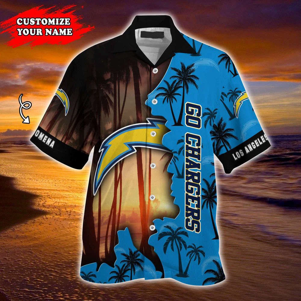 Los Angeles Chargers NFL-Customized Summer Hawaii Shirt For Sports Enthusiasts HW0601